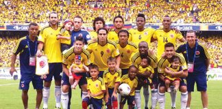 Colombian World Cup Football Team