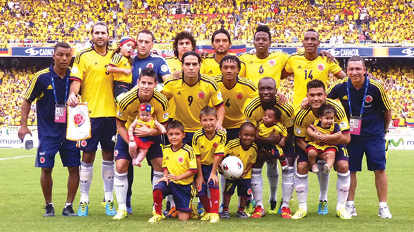 Colombian World Cup Football Team
