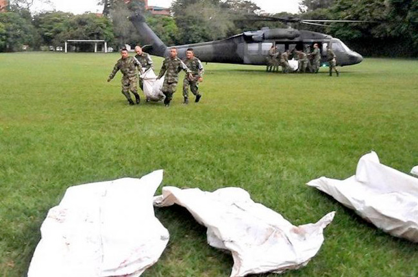 Colombian Military bombings, FARC attacks