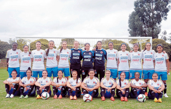 Colombian Women’s World Cup team