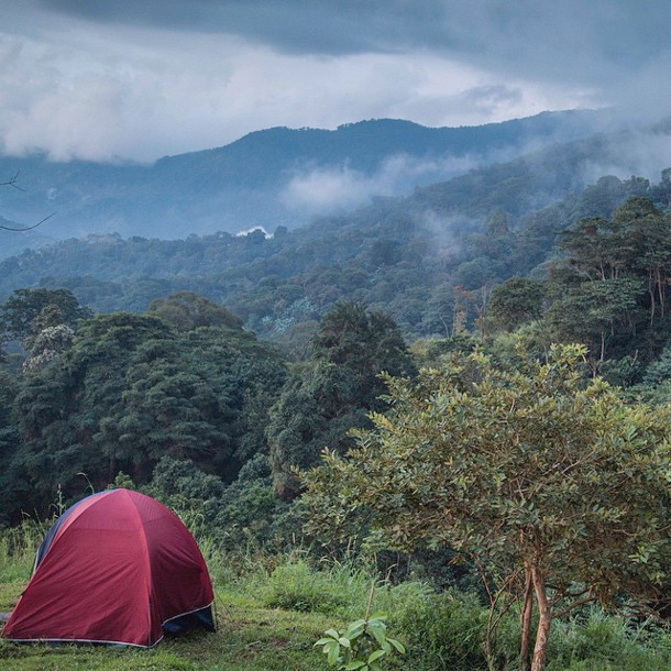 Camping around Bogota