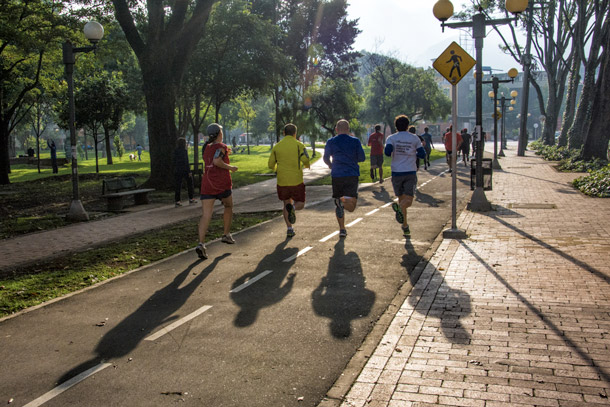 Running in Bogota, Bogota half marathon