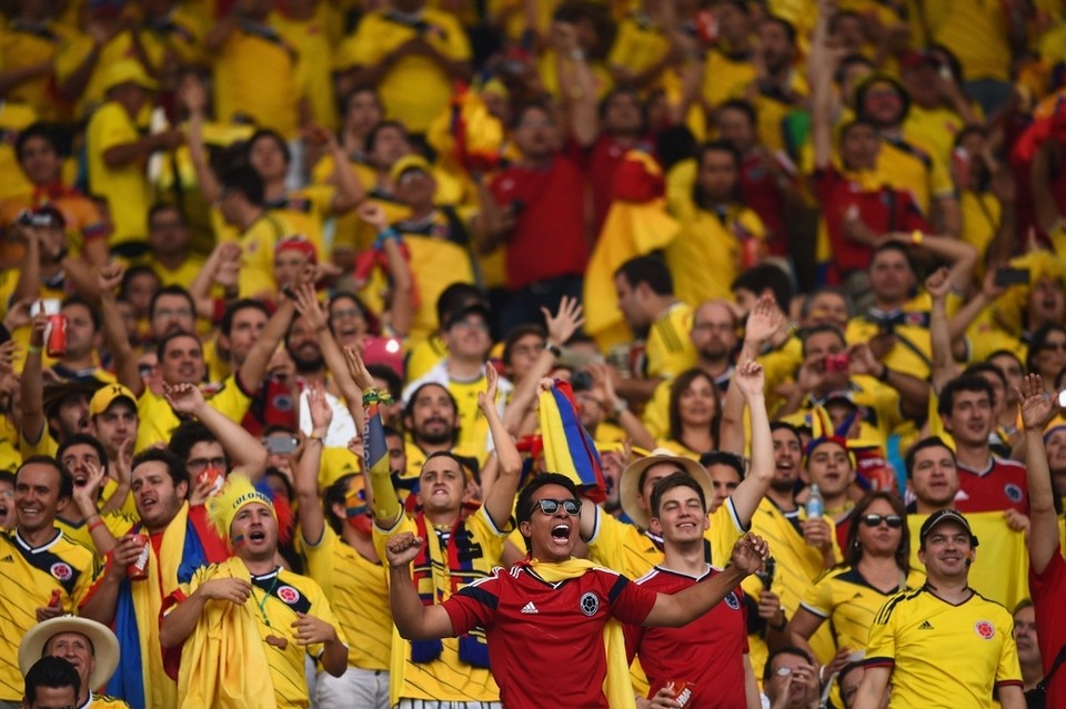 Colombian football fans, Colombian fans in Chile
