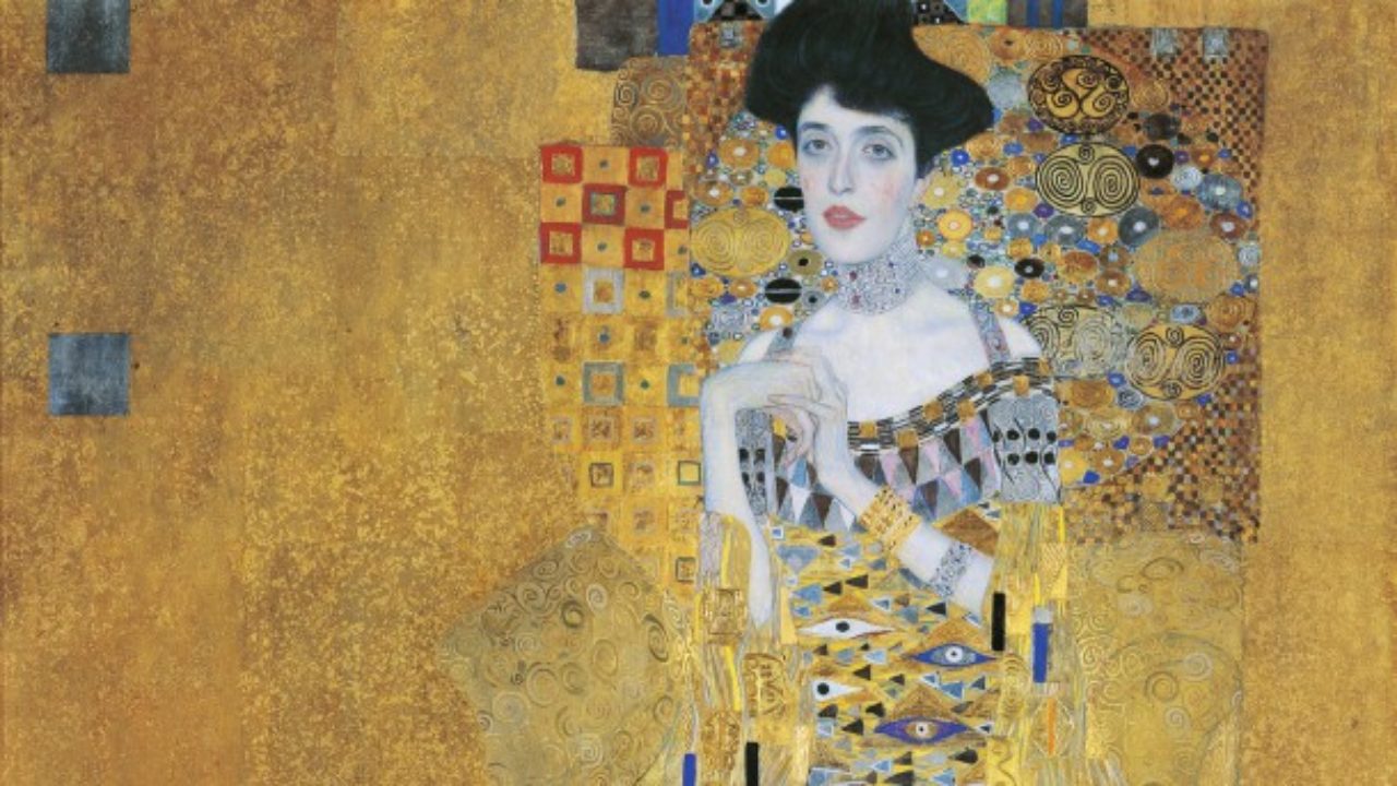 Woman in gold sale painting