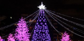 Christmas lights in Bpgotá
