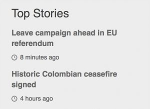 Colombia, Brexit