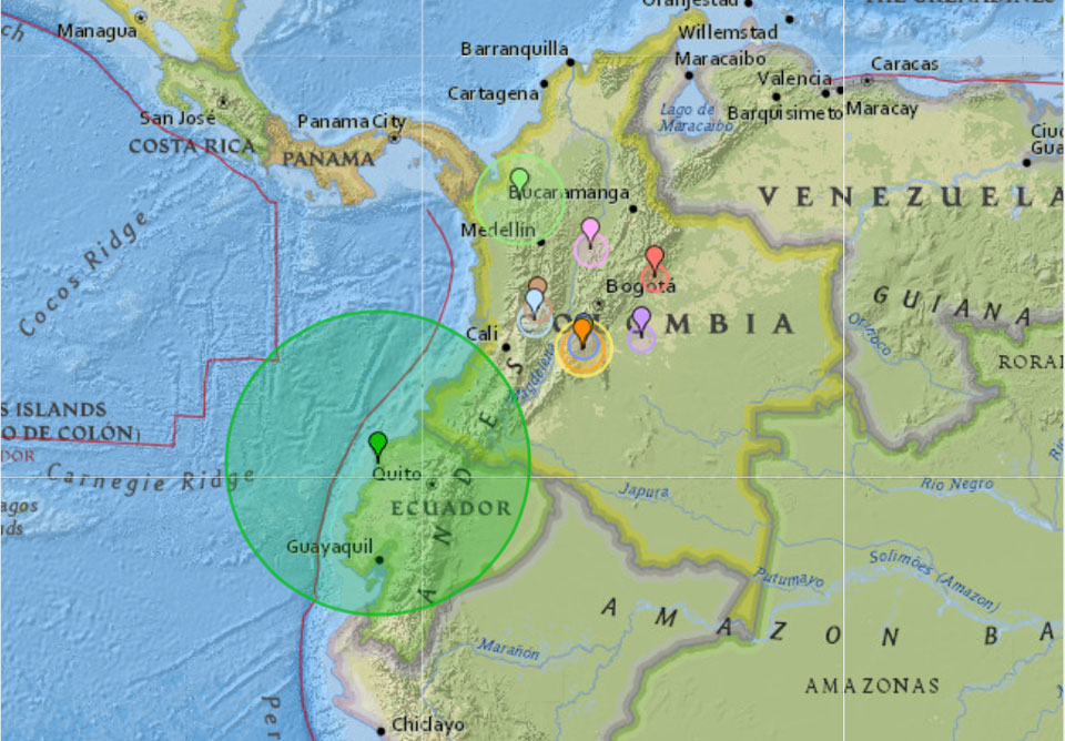 Bogotá tremor