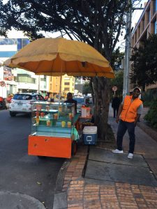fruit seller Bogotá