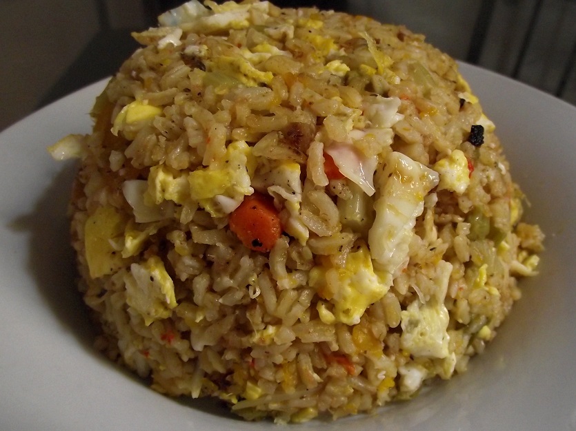 Drunk food Colombia, Rice with eggs