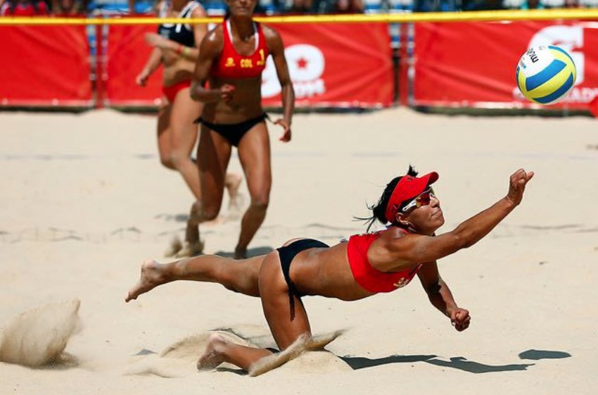 volleyball colombia, Andrea y Claudia Galindo