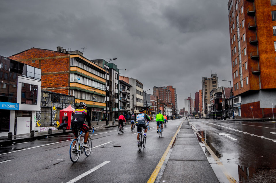 Riding in the rain