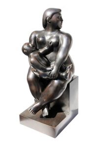 "Maternity" by Fernando Botero was stolen from the Bartoux gallery.
