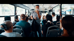 Bus hustlers of medellin