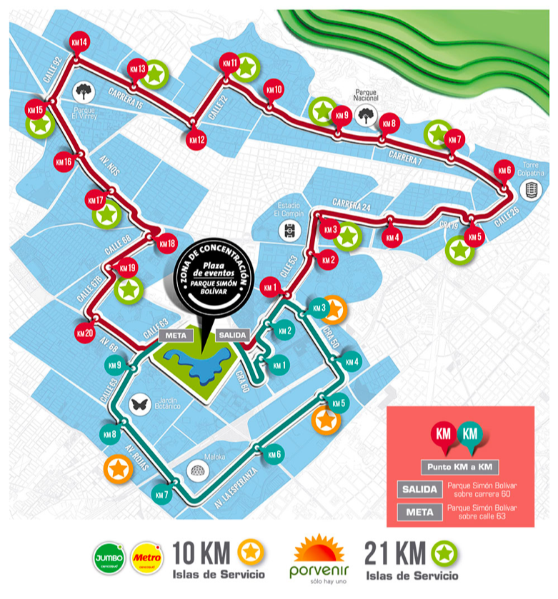 Bogota Half Marathon 2018