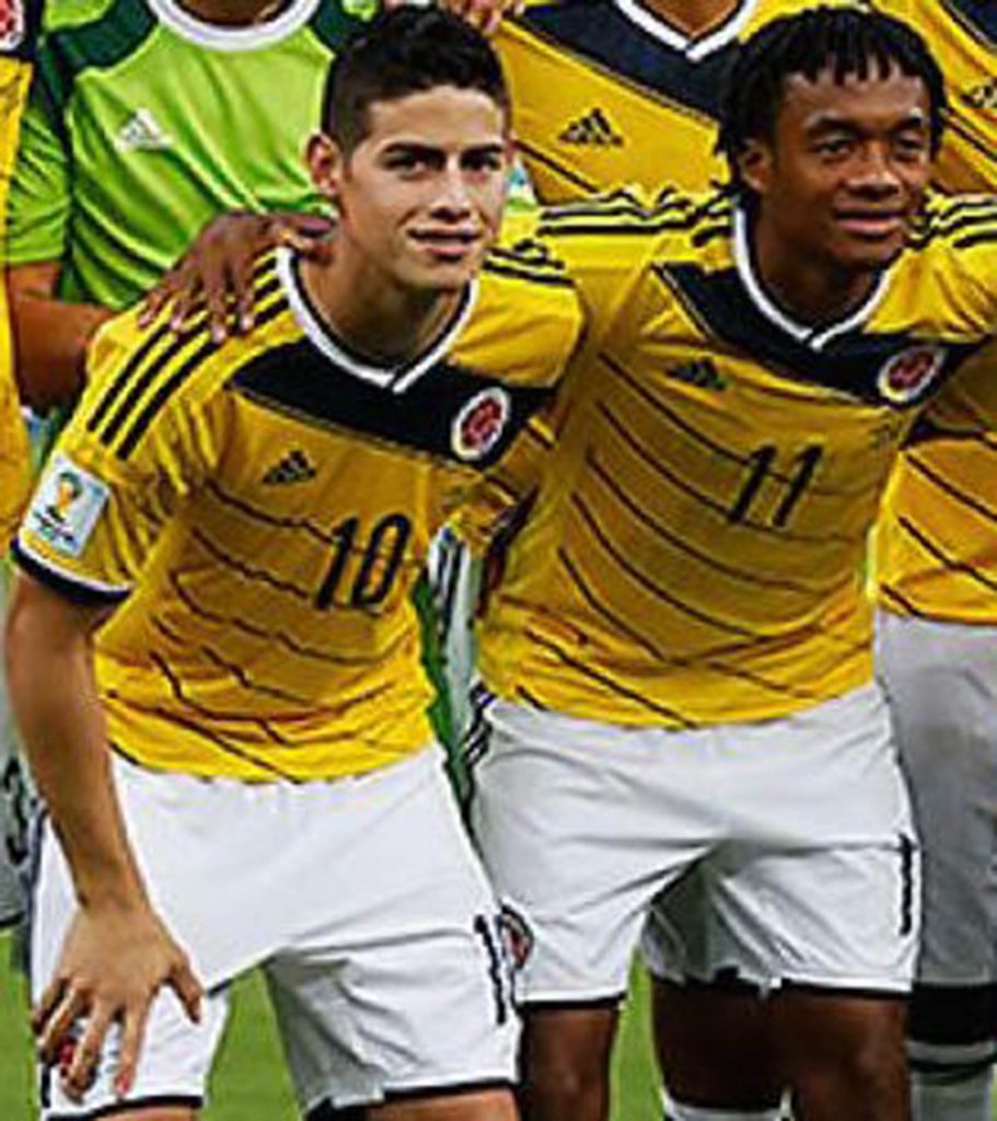 Colombia's World Cup kits