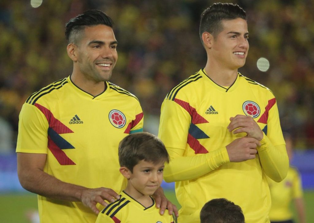 Colombia's World Cup kits