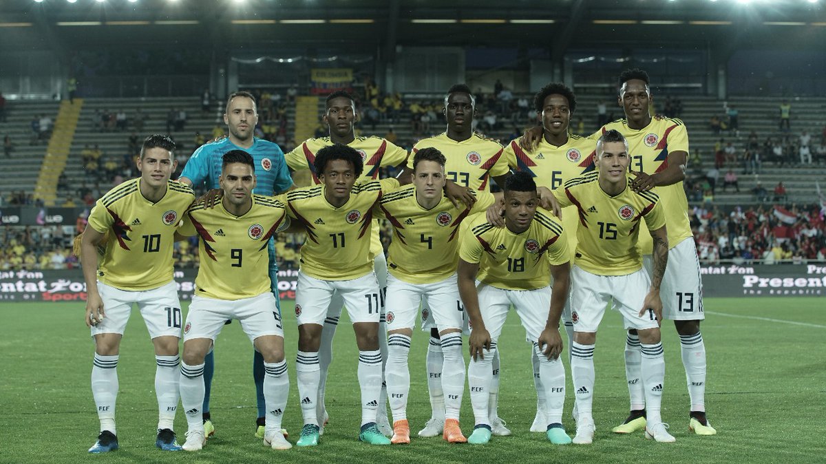 Colombia’s 2018 World Cup squad