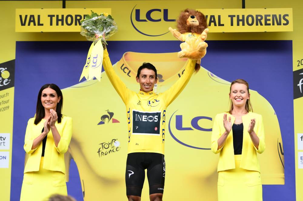 egan bernal yellow jersey