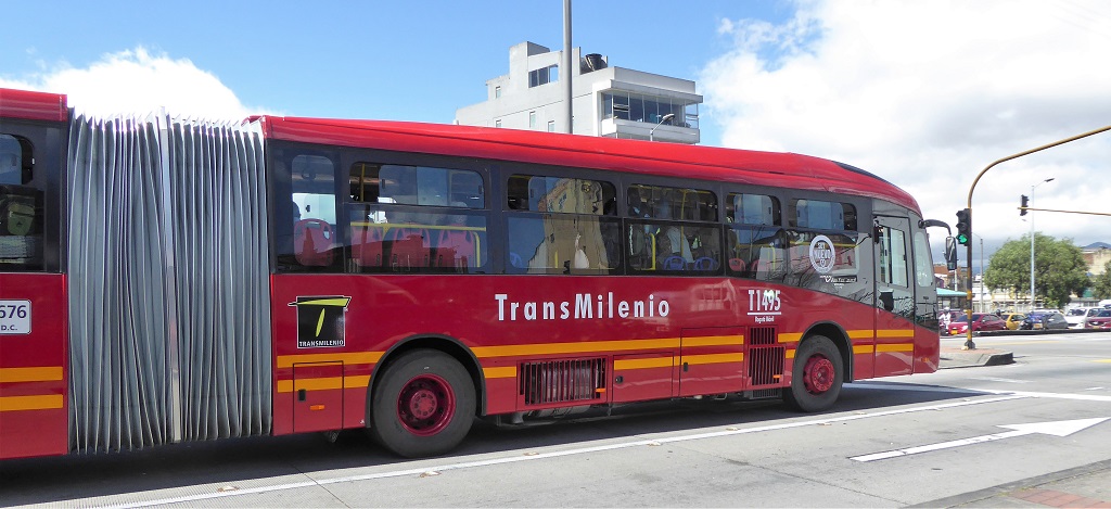 New Transmilenio buses in Bogotá