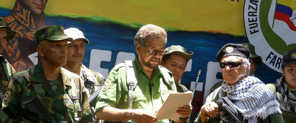 Renegade FARC leader Iván Márquez makes a video announcement that a splinter FARC group will retake arms.