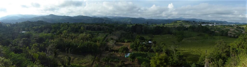 The green hills of the Serranía San Lucas in Colombia’s troubled Sur de Bolívar region.   