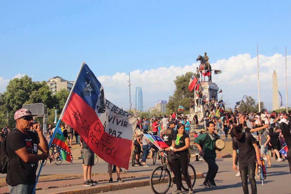 The Latin American Spring doesn't exist, Chile's are very different from the ones in Colombia.