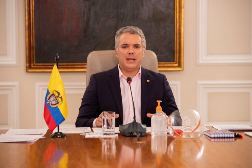 Duque announced the lockdown in Colombia will be extended until May 11. 