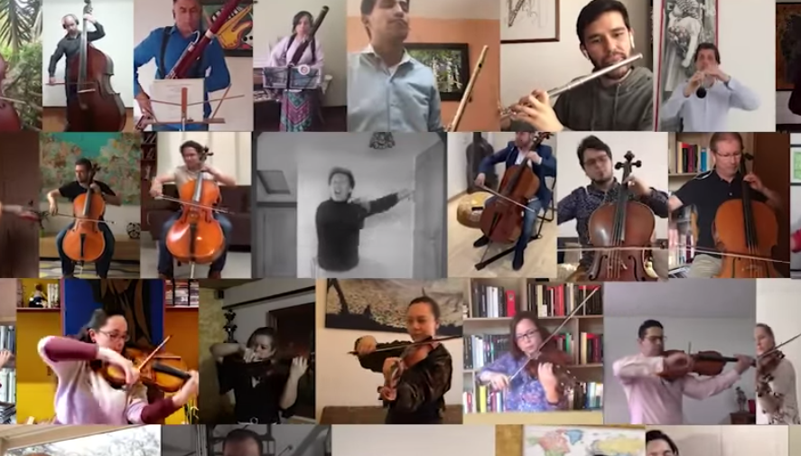 As performances continue during coronavirus, the Orchestra Filarmónica de Bogotá are hosting an online receital. 