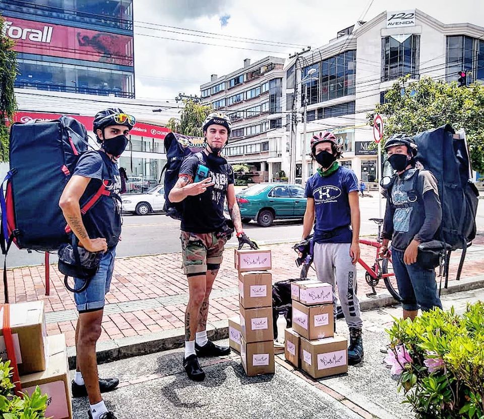 The bicycle messenger saw its business thrive during the lockdown.