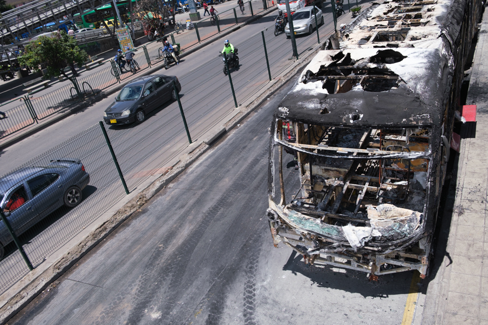 In photos: The aftermath of Bogotá’s protests