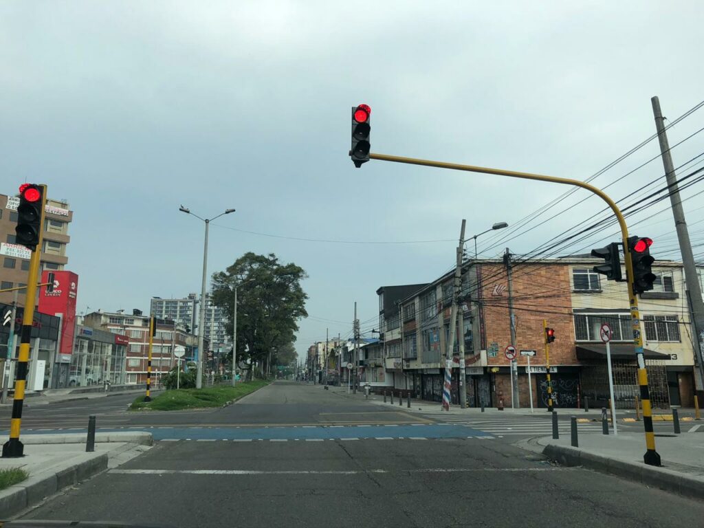 Another curfew imposed in Bogotá, will the streets be this empty again? Photo: Artemis María Papoutsakis