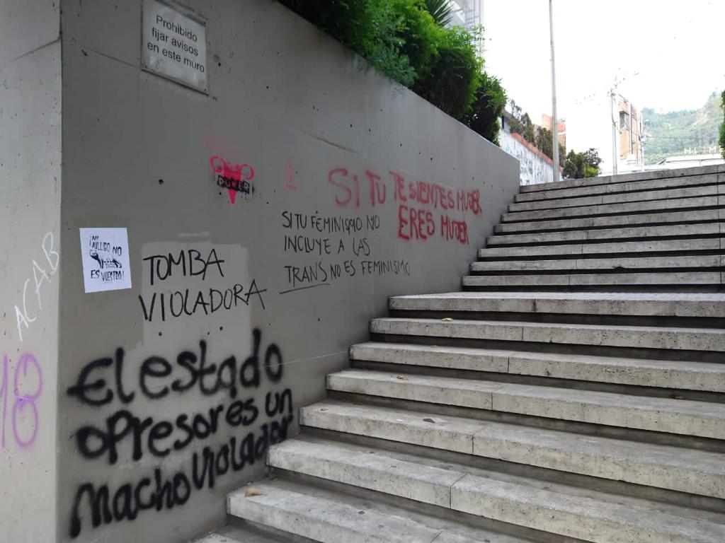 International Women’s Day march in Bogotá