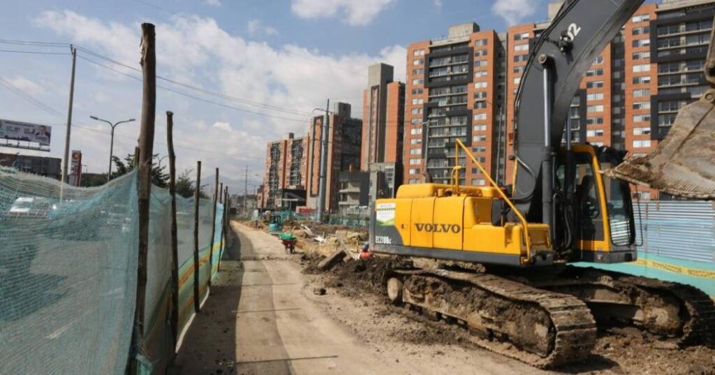 Work has already begun on Bogota's first metro line. Photo: Alcadía de Bogotá 