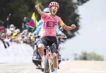 Richard Carapaz won at Alto de Vino in the Tour Colombia 2:1 2024
