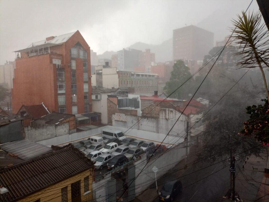 Heavy rains in South Chapinero