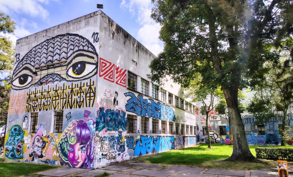 Behind its murals and graffiti, the Nacho has a reputation for academic rigoor. Photo: Steve Hide