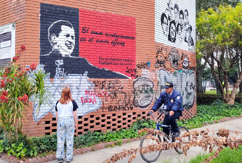 Camilo Torres mural at the Universidad Nacional. Photo: Steve Hide
