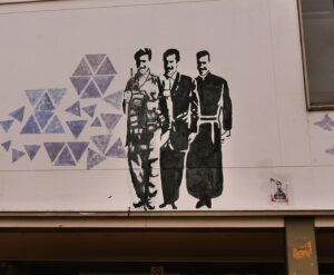 Evolution of an icon: mural of Torres at Bogotá's Universidad Nacional.