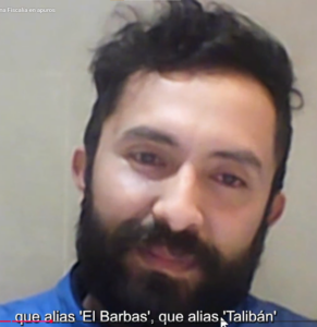 Iván Ramírez, named by the police as 'alias Talibán'. Photo: from Andino File: A Judicial Set-up