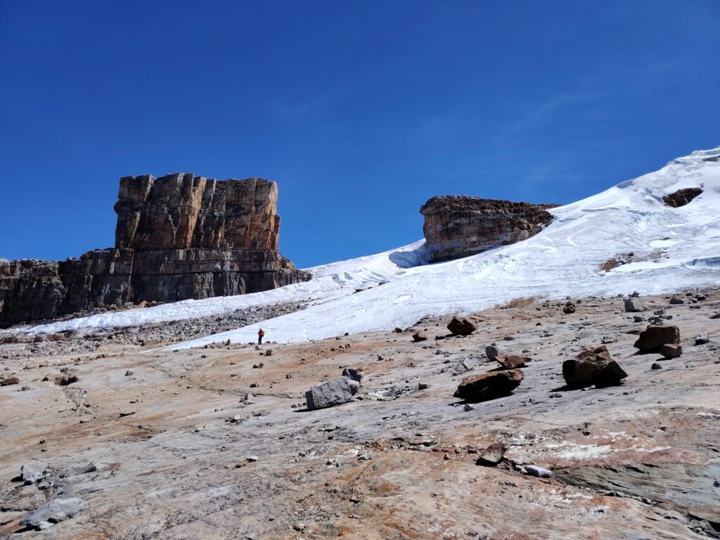 U'wa sacred territory includes El Cocuy glaciers which are melting with global warming. Photo: S. Hide.
