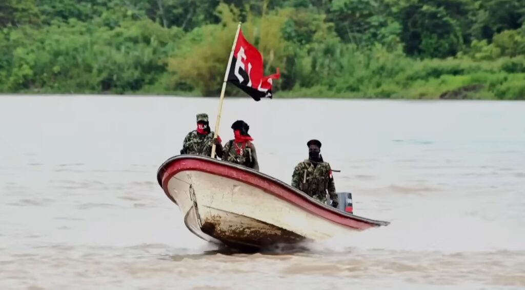The ELN, Colombia's oldest rebel group, has been trying to source weapons from Syria. Photo: Youtube screenshot.