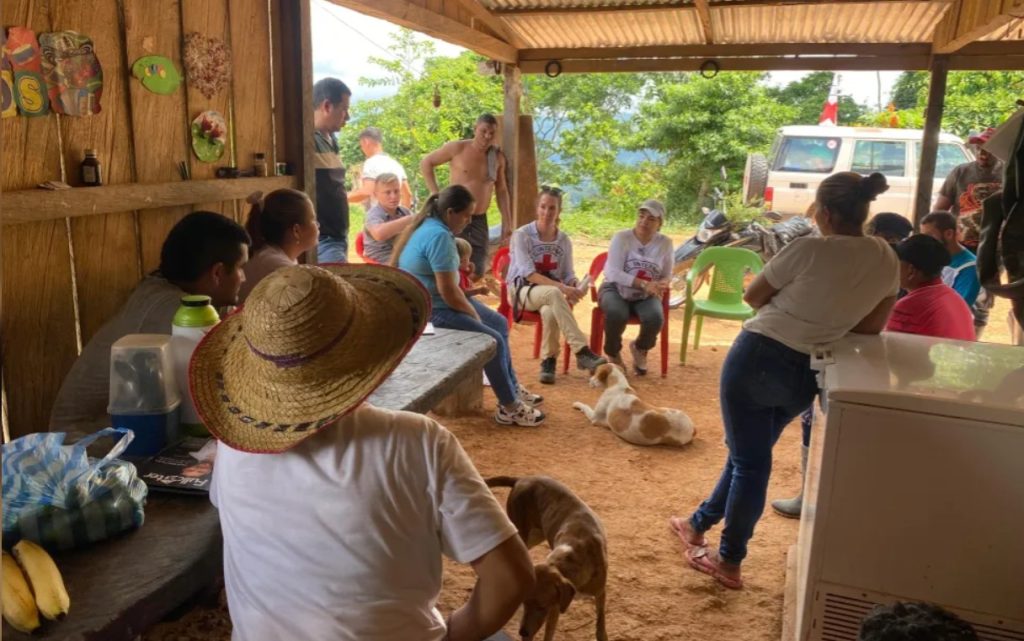Delegates from the International Committee of the Red Cross in Colombia. Photo: ICRC